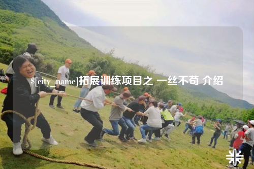 漳州拓展训练项目之 一丝不苟 介绍